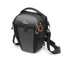Lowepro Toploader Photo Active TLZ 50 AW black camera bag with shoulder strap and weather cover