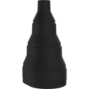 MagMod MagSnoot 2 collapsible silicone rubber snoot for precise flash light control with 4 beam patterns.