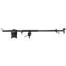 Manfrotto 425B Mega Boom black zinc aluminum frame with 320cm reach and geared crank handles for smooth remote control pan tilt rotate