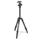 Manfrotto Element Traveler Small lightweight compact travel tripod with aluminum ball head and 360° pan for cameras