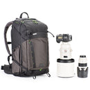 MindShift Backlight 36L camera backpack with back panel access and compartments for laptop, tablet, and camera gear.