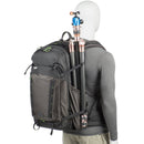 Backlight 36L back panel camera backpack with tripod mount and multiple compartments for laptop, tablet, and photography gear