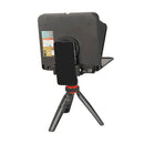 Mobifoto T1 PRO Portable Teleprompter with tripod and smartphone mount for on-location video recording