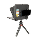 Mobifoto T1 PRO Portable Teleprompter with smartphone mount and tripod for on-location shooting