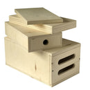 Set of 4 nesting apple boxes in different sizes for versatile storage and transport