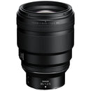 Nikkor Z 85mm f1.2 S lens with large aperture for portrait photography and smooth bokeh effects