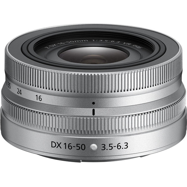Compact Nikkor Z DX 16-50mm f3.5-6.3 VR zoom lens with vibration reduction and retractable design