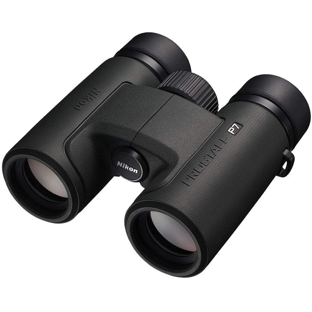 Nikon PROSTAFF P7 8x30 compact binoculars with wide field of view, waterproof, and high-definition optics