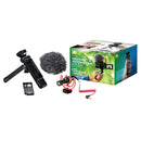 Nikon Z30 Creator's Accessory Kit with tripod grip, Bluetooth remote, and on-camera microphone for video creation