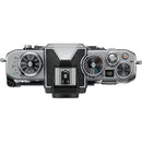 Top view of Nikon Zfc mirrorless camera showing vintage-inspired dials and controls