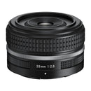 Nikon Nikkor Z 28mm f2.8 (SE) compact prime lens with classic design and fast aperture