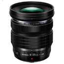 OM System M.Zuiko 8-25mm f4 PRO ultra-wide-angle zoom lens with weather-sealed construction and fluorine coating.