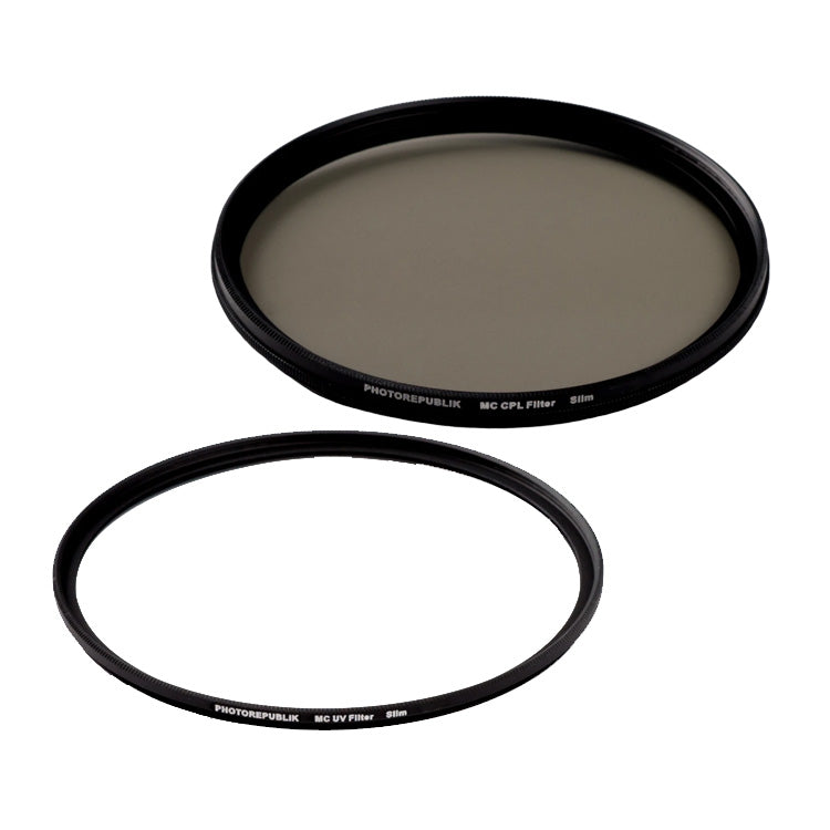 PhotoRepublik 62mm UV and Circular Polarizer Filter Set