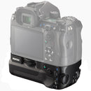 Pentax D-BG8 Battery Grip attached to Pentax K-3 Mark III camera for vertical shooting with extra controls and weather-resistant design