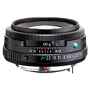 Pentax HD FA 43mm f1.9 Limited black lens with HD coating, round diaphragm, and SP coating for sharp images and beautiful bokeh