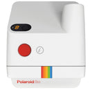 Polaroid GO Everything Box compact instant analog camera with classic film and rainbow stripe design