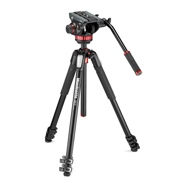 Manfrotto 055XPRO3 Tripod with MVH502AH Fluid Video Head