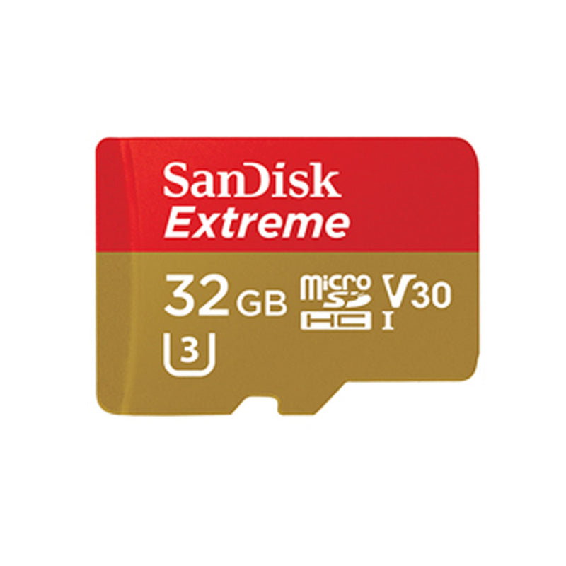 Sandisk Extreme 32GB MicroSDHC UHS-I V30 Memory Card