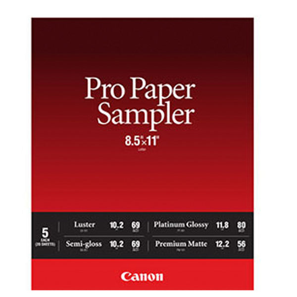 Canon 8.5x11" Pro Paper Sampler Pack