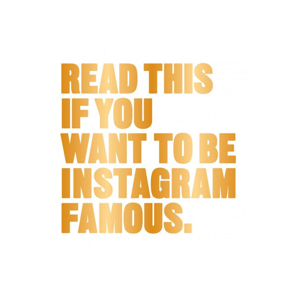 Henry Carroll: Read This if You Want to Be Instagram Famous