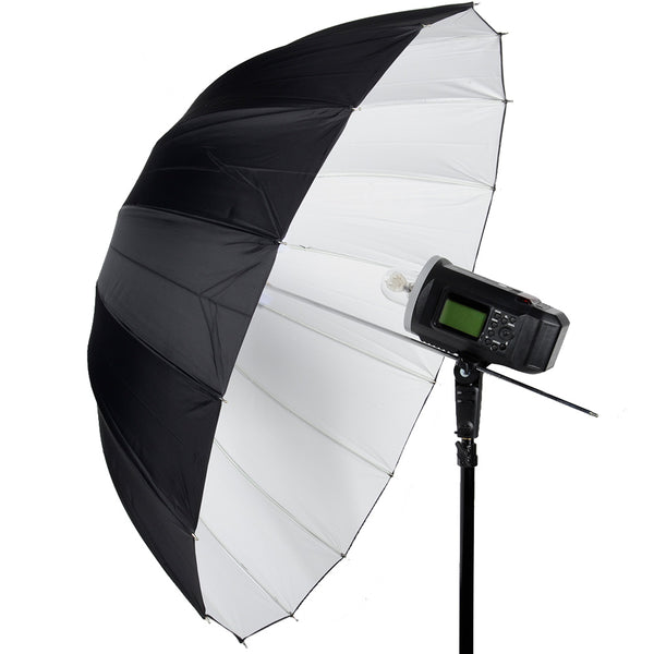 PhotoRepublik 41" Black/White Deep Umbrella