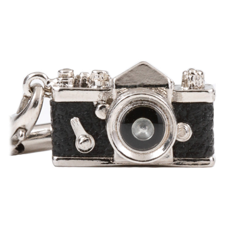 Japan Hobby Tool Miniature Camera Charm - Rangefinder Silver