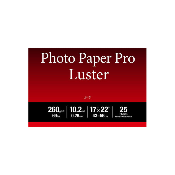 Canon 17x22" Pro Luster - 25 Sheets