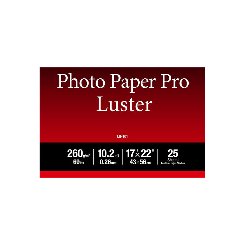 Canon 17x22" Pro Luster - 25 Sheets