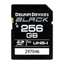 Delkin Black 256GB SDXC 90MB/s UHS I V30 Memory Card