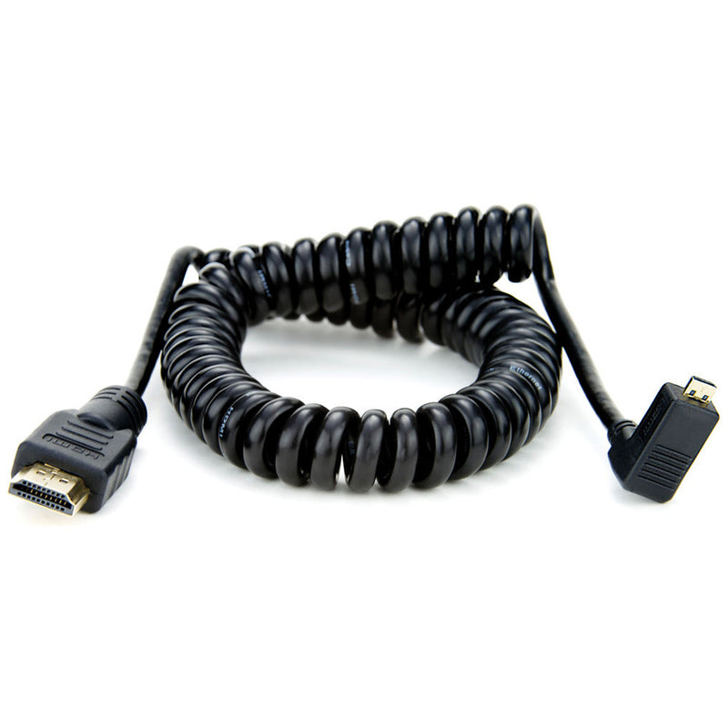 Atomos 19.7" Coiled Micro HDMI to Full HDMI Cable