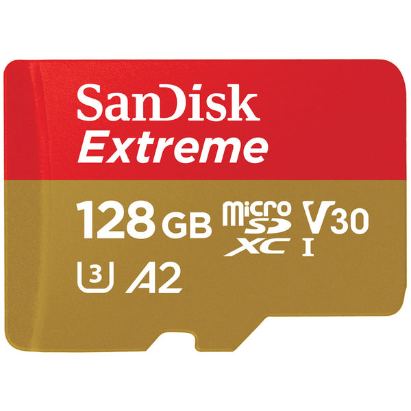 Sandisk 128GB Extreme microSD UHS-I Memory Card