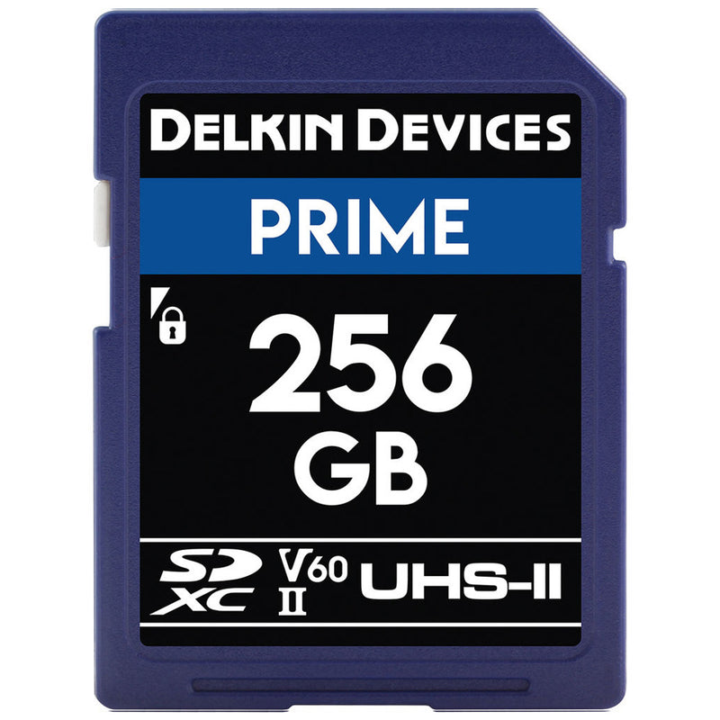Delkin Prime 256GB SDXC II 2000X V60 UHS-II
