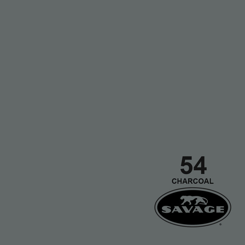 Savage 86"x12 Yards Seamless paper Background - Charcoal