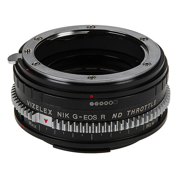 Fotodiox Vizelex Cine ND Throttle Lens Mount Adapter - Nikkor G to EOS R