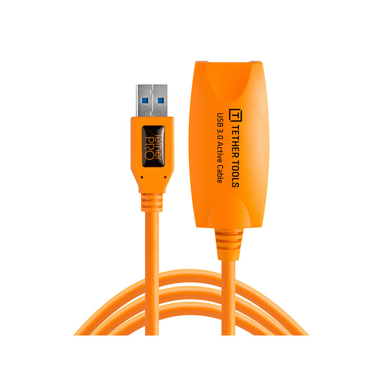Tether Tools 16' USB 3.0 Active Extension - Orange
