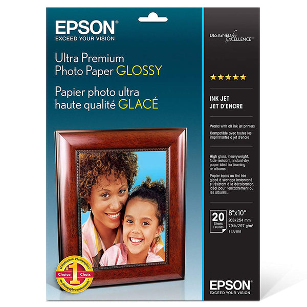 Epson 8x10" Ultra Premium Glossy - 20 Sht