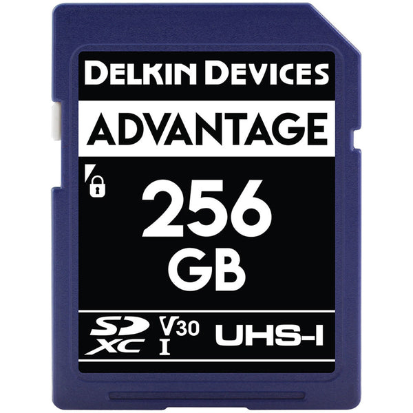 Delkin Advantage 256GB SDXC 660x V30 Memory Card