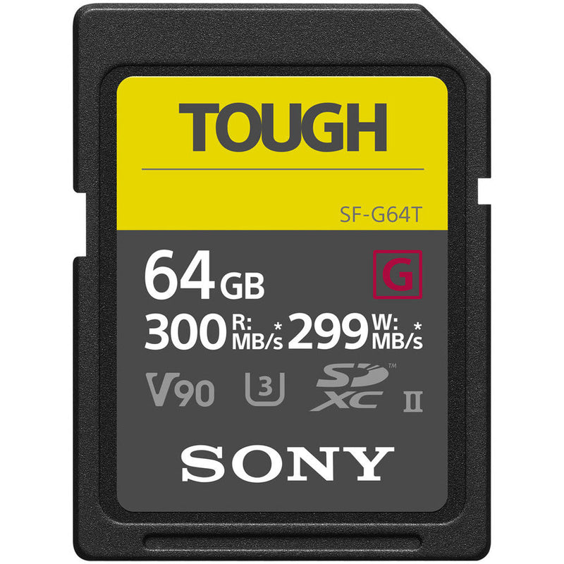 Sony NP-FZ100 Battery with Sony Tough G 64GB SDHC Memory Card