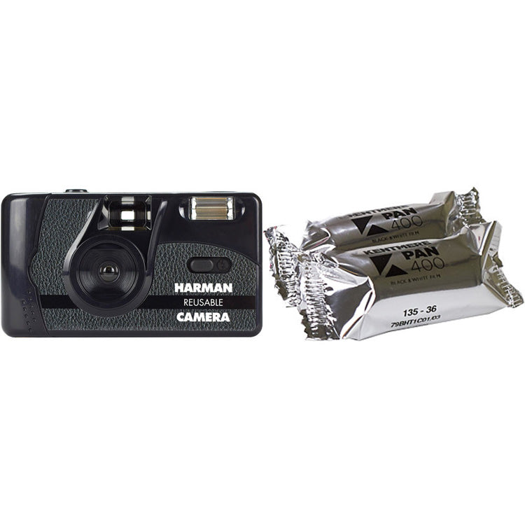 Harman Reusable 35mm Film Camera with Kentmere PAN 400 Film
