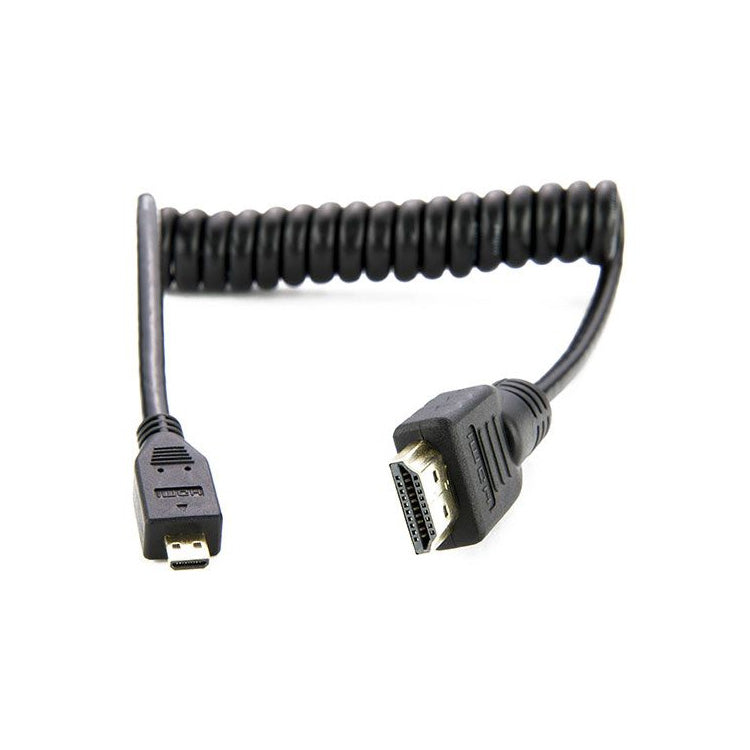 Atomos AtomFlex Micro HDMI to Full HDMI Coiled Cable 40/80cm
