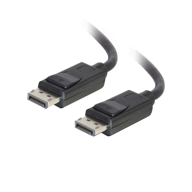 CablesToGo Displayport Cable with Latches 8K UHD Male to Male - 6'