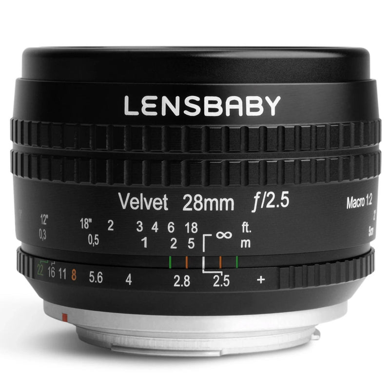 Lensbaby Velvet 28mm f2.5 - Canon EF (Black)