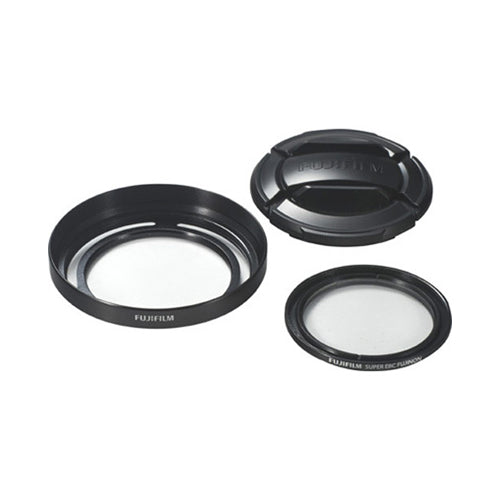 Fujifilm LHF-X20 Lens Hood & Filter - Black