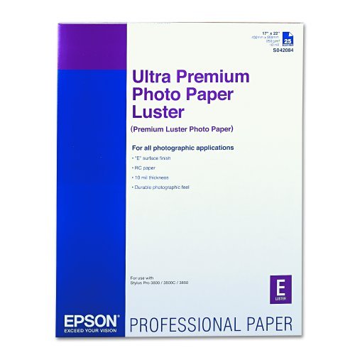 Epson Ultra Photo - Luster 17x22 25 Sh.
