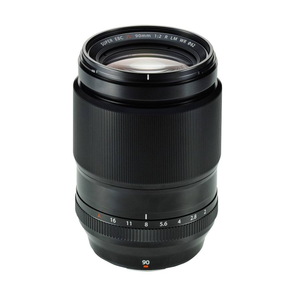 FUJIFILM XF 90mm f2 R LM WR prime lens with fast aperture and rich bokeh for sharp portrait photography