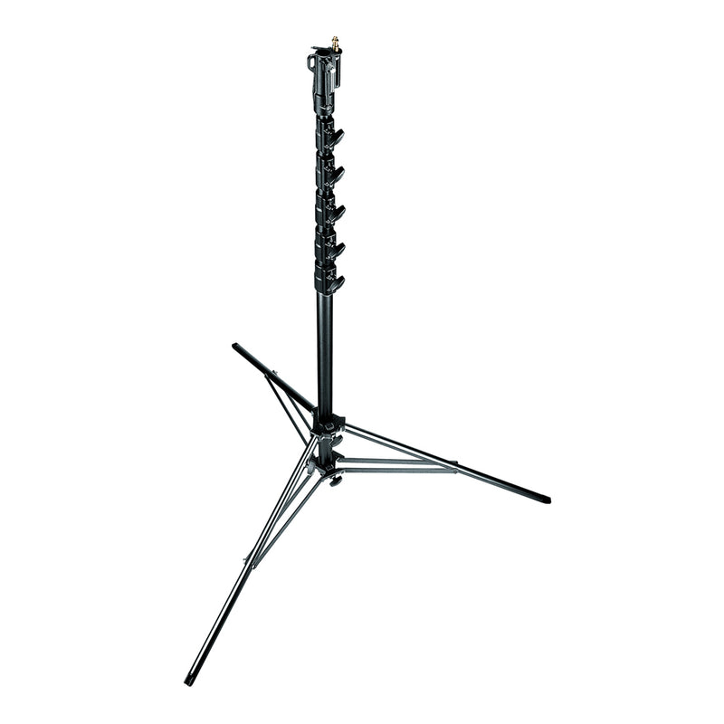 Manfrotto Black 24' Super High Alu Stand with Leveling Leg