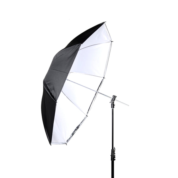 PhotoRepublik 43" Black / White Reversible Umbrella