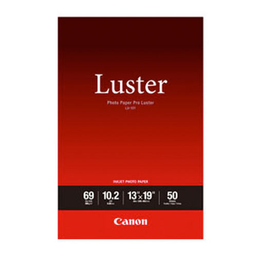 Canon Pro Luster LU-101 13" x 19" Photo Paper - 50 Sheets