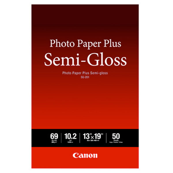 Canon SG-201 13"x19" Photo Paper Plus Semi-gloss - 50 Sheets