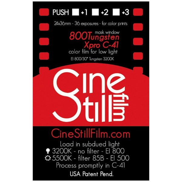 CineStill 800 ISO Tungsten Xpro C-41 Film